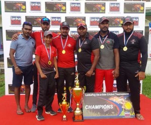 PHOTO---MEDIA-RELEASE-ENGLISH---Commercial-Credit-triumphs-at-LankaPay-Six-A-Side-Cricket-Tournament