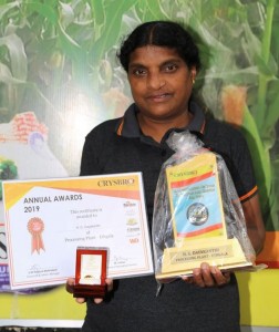 H. G. Dayakanthi, long service award (25, years)