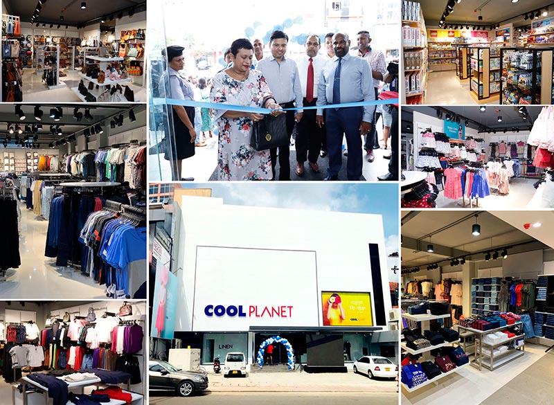 Cool Planet (Pvt) Ltd. Director Mrs Ramma Wickrama declares open the new-look Cool Planet at Pelawatte.