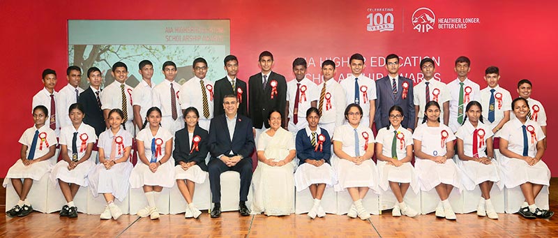 Nightingale Nanda inspires winners of the AIA Higher Education Scholarships