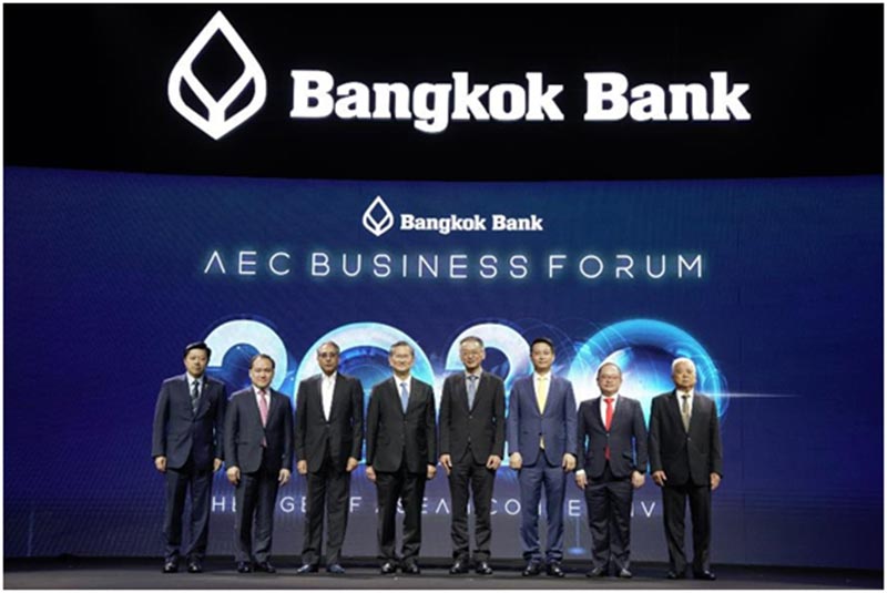 Third from right Huawei Southeast Asia President James Wu, at the AEC Business Forum 2019 entitled ‘2020 The Age of ASEAN Connectivity’