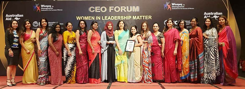 Power women of Airtel Sri Lanka at the “Best workplaces for women in Sri Lanka 2019” event organised by Women in Management and Great Place to Work