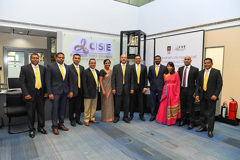 Janashakthi Rings the Bell at Colombo Stock Exchange to Celebrate 25th anniversary