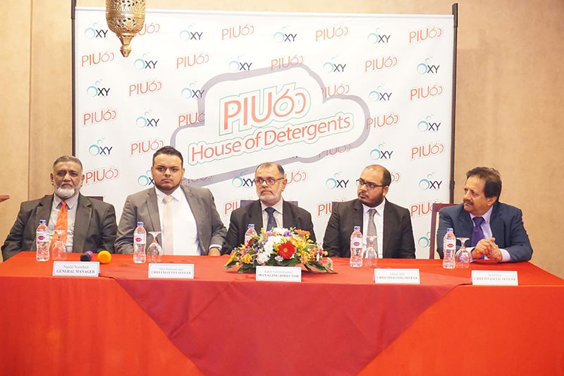 Head-table (Left to Right): Oxy Holdings General Manager Naufal Noordeen, Chief Executive Officer Vally Mohamed Iqbal, Managing Director Iqbal Valimohamed, Chief Operating Officer Adnaan Iqbal and Chief Financial Officer Ikram Faiz