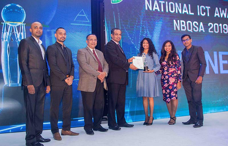 The Maturify Team receiving the award at NBQSA 2019