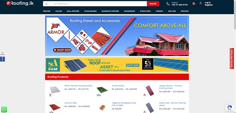 Covering the island first- Rhino Roofing launches roofing.lk for the first time in Sri Lanka