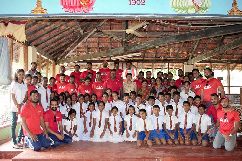 AIA lends a hand to Jaffna school, as it celebrates 10 years in the North.