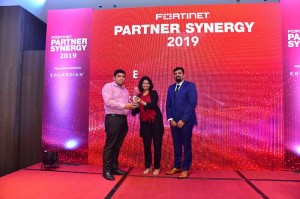 Millennium I.T.E.S.P Private Limited receiving the award for Best Partner – Gold