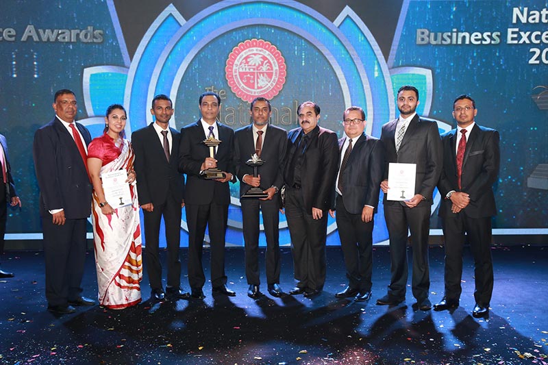Jagath Pathirane, CEO & Director, EFL Sri Lanka with his team at National Business Excellence Awards 2019