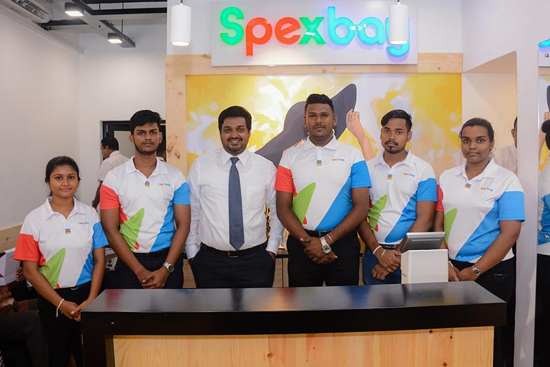 Mr. Sameera Abeyrathna – Business Development Manager, Spexbay, and the team at the Nugegoda branch.