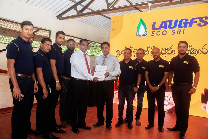 LAUGFS Eco Sri Contributes to Water Purification Efforts in North Central Province