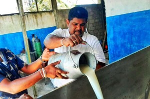 Milk collection from dairy farmers