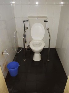 Renovated latrine at the Dickoya Base Hospital