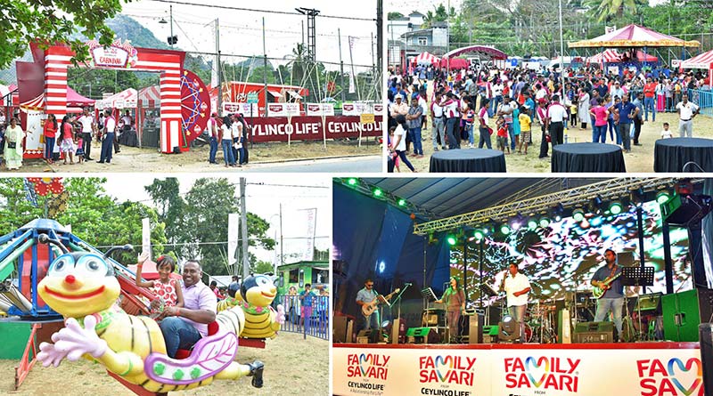 Ceylinco Life extends ‘Family Savari’ with carnival in Kurunegala for 1,600 people