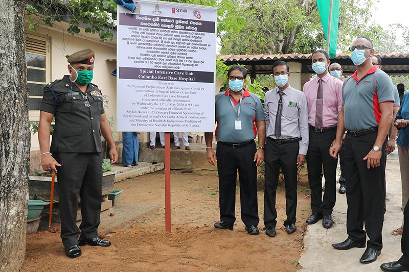 Seylan Bank supports the Nation through construction of an ICU ward at the Colombo East Base Hospital