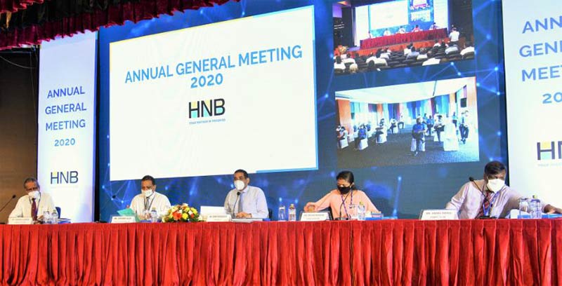 HNB successfully concludes Sri Lanka’s first hybrid virtual AGM 2020
