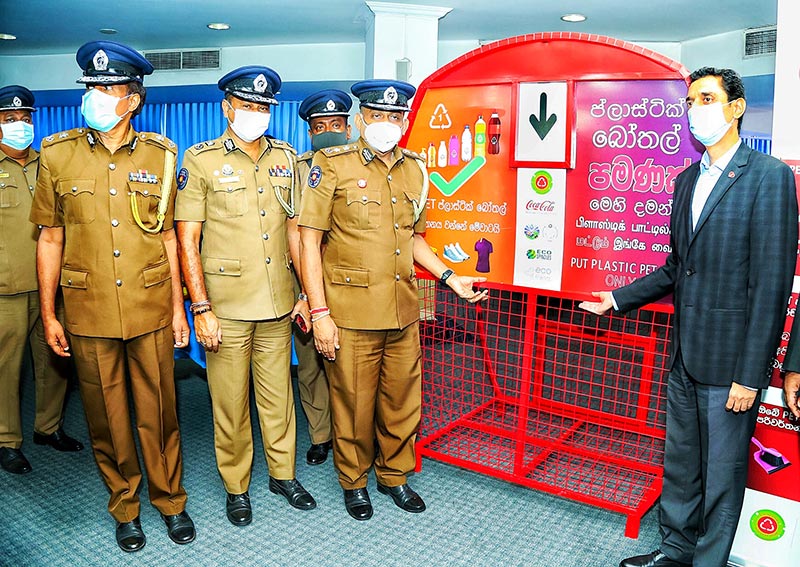 The Police Environment Protection Division partners Coca-Cola’s ‘Give Back Life’ PET Plastic recycling project to mark World Environment Day 2020
