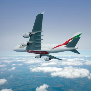 The Emirates Airbus A380