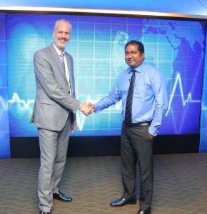 1.(L-R) Rolf Blaser, Managing Director / CEO, A. Baur & Co. (Pvt.) Ltd., Mario Alphael, Country Manager, Sanofi Lanka Limited