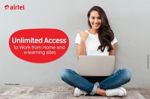 Airtel offers latest data package for users studying and working from home
