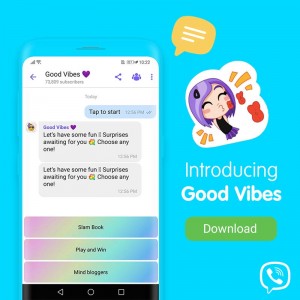 Physically Distant but Never Apart: Connect more with friends in a fun way with Viber’s Good Vibes Bot!