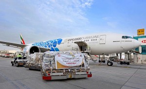 Emirates launches an airbridge between Dubai and Lebanon dedicating over 50 freighters to deliver much needed emergency relief support