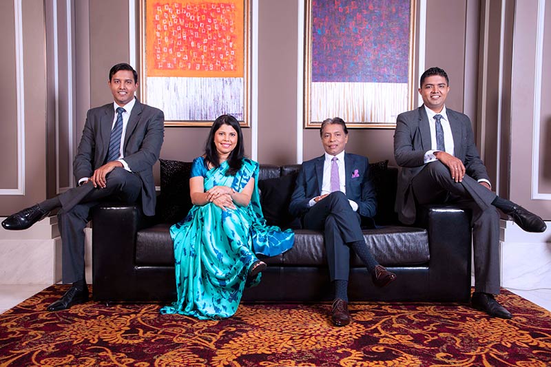 Dayan Ranasinghe, Head of Delivery Channels, Ivon Brohier, Chief Financial Officer, Priyantha Wijesekera, Chief Executive Officer and Roger Rozairo, Chief Operating Officer.