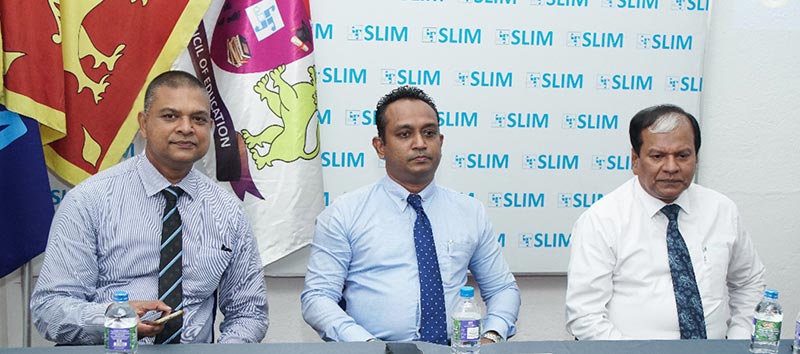 Mr. Sanath Senanayake – CEO/ED SLIM, Dr. Pradeep Edward Past President and Advisor Business Development – SLIM and Mr. Lalith Fernando, MD/CEO MBSL