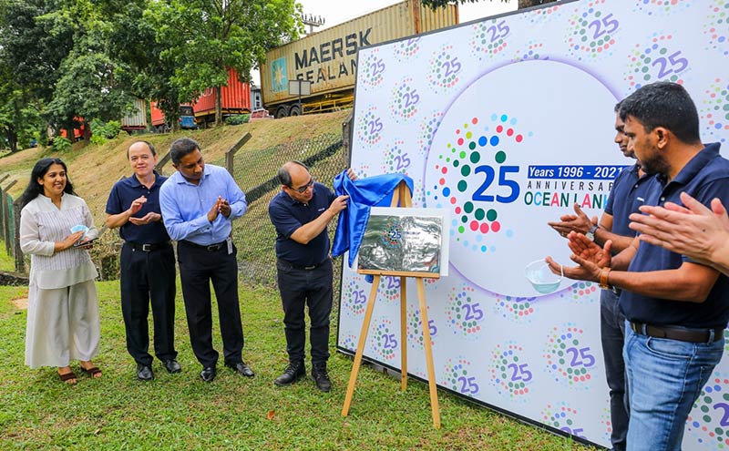 Ocean Lanka senior management team at 25th year commemorative celebration 