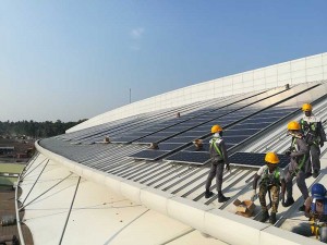 JLanka Technologies Provides Technical Guidance to Install Roof Top Solar PV System at the Makumbura Multimodal Centre, Kottawa 