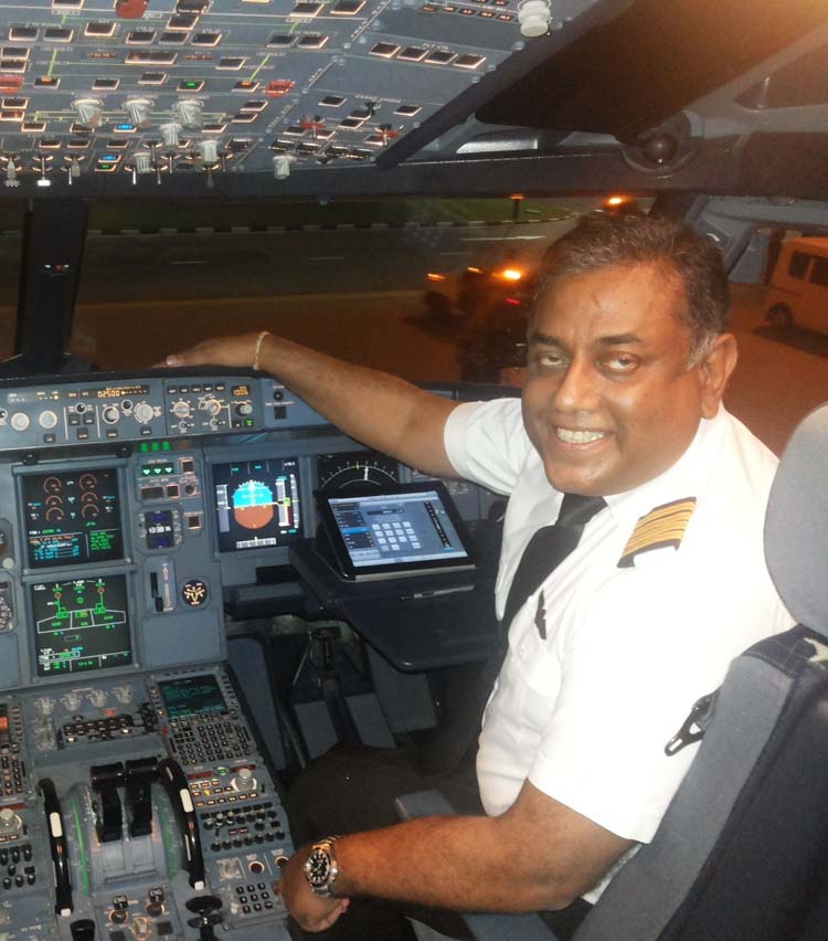 1 – Capt. Themiya Abeywickrama, Chief Pilot Training and Standards, Mihin Lanka