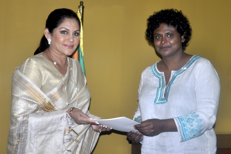 Rosy Senanayake, State Minister of Child Affairs appointed Natasha Balendra as the Chairperson of the National Child Protection Authority