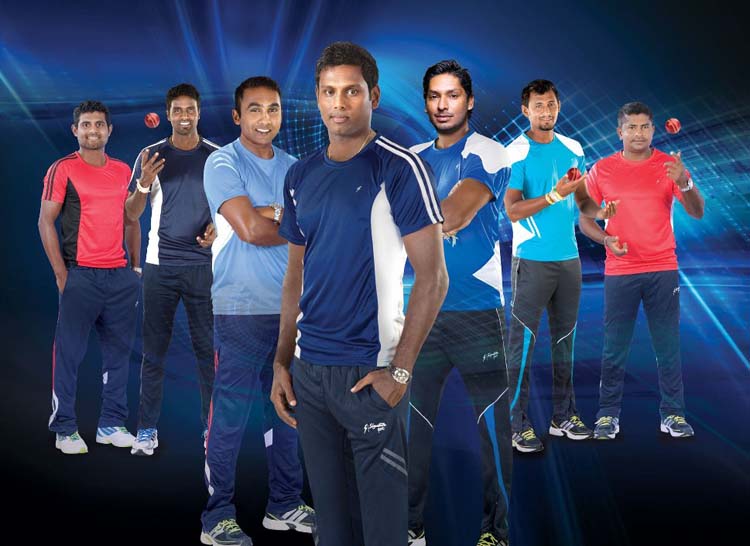 Cricketers in Signature t-shirts