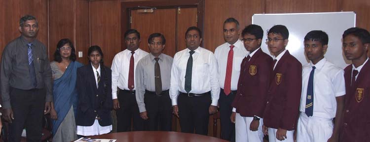 Intel ISEF 2015 participants with the Hon. Minister of Education