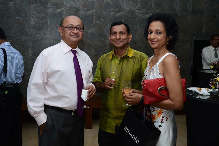 Ajay Amalean- Managing Director, MAS Brands with Mr. and Mrs. de Mel