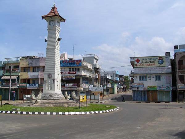 The developed batticaloa town center