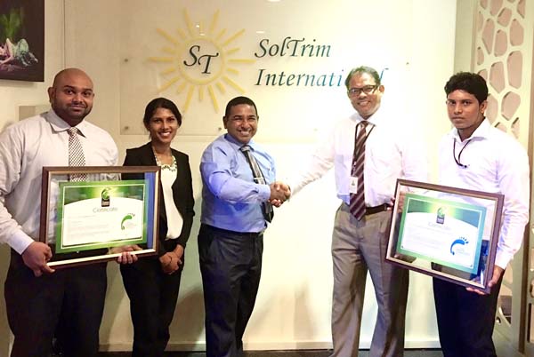Soltrim International- Certificate handover