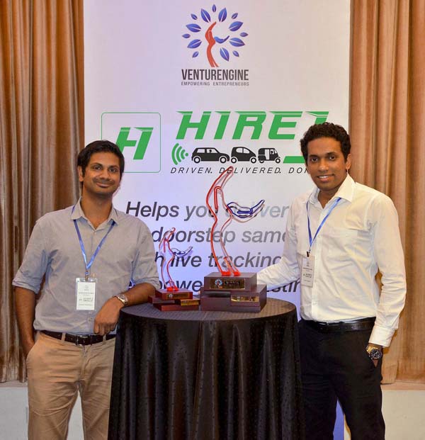 Venture Engine’s 2016 Winners Hire1 Co-Founders Yeshanth Gunewardena & Indika Tantrigoda