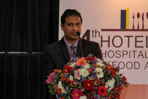 Emile Gunesekera, Director MP Events Lanka (Pvt) Ltd, addressing the gathering