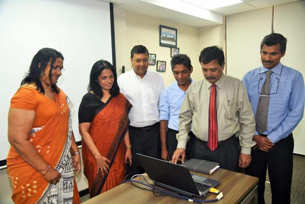 The launch of the ETH website by Mr W  Pathirana Director General Department of Wildlife Conservation