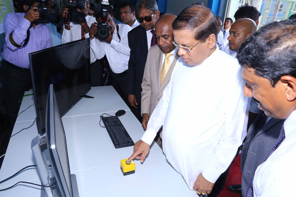 2 – President Maithripala Sirisena inaugurates the Biomass Power Plant