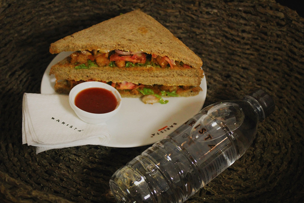 Jaffna-Styled Prawn Sandwich