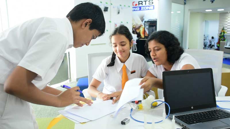 Students-busy-at-work-with-their-designs