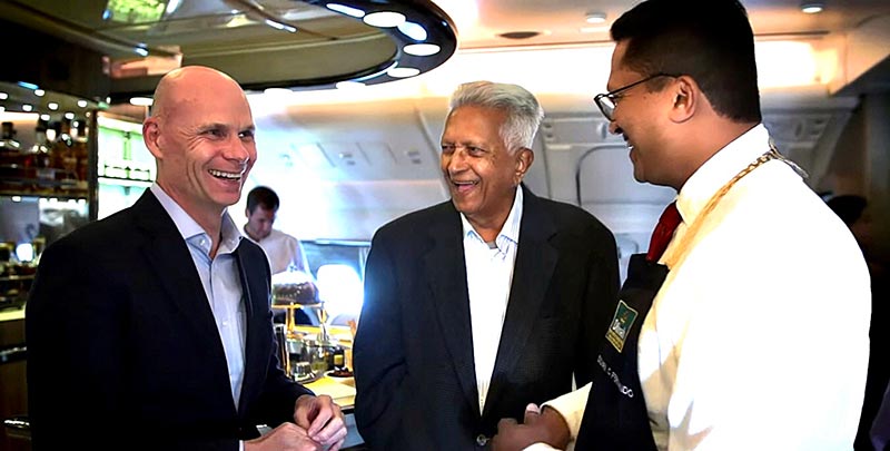Emirates-greets-Dilmah-Founder-on-90th-birthday
