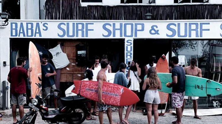 Cheeky Monkey and Baba’s surf shop