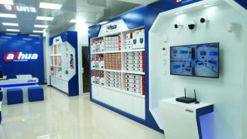 2. Dahua surveillance system product range at the new Concept Store