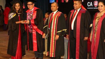 CA Sri Lanka USQ MBA Recipient