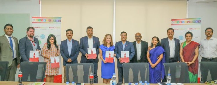 Sustainability Report Handover to H.E Julie Chung by the Country Leadership of Coca-Cola in Sri Lanka