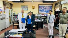 Mr.-Gahanath-Pandithage-Group-CEO-of-DIMO-and-Senior-Professor-Sujeewa-Amarasena-Vice-Chancellor-of-University-of-Ruhuna-exchanging-the-agreements