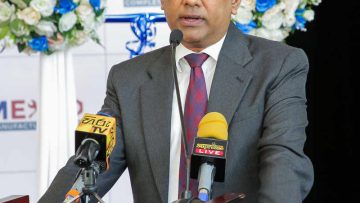 Image 02 – Hon. Dr. Ramesh Pathirana – Minister of Industries & Plantation Industries